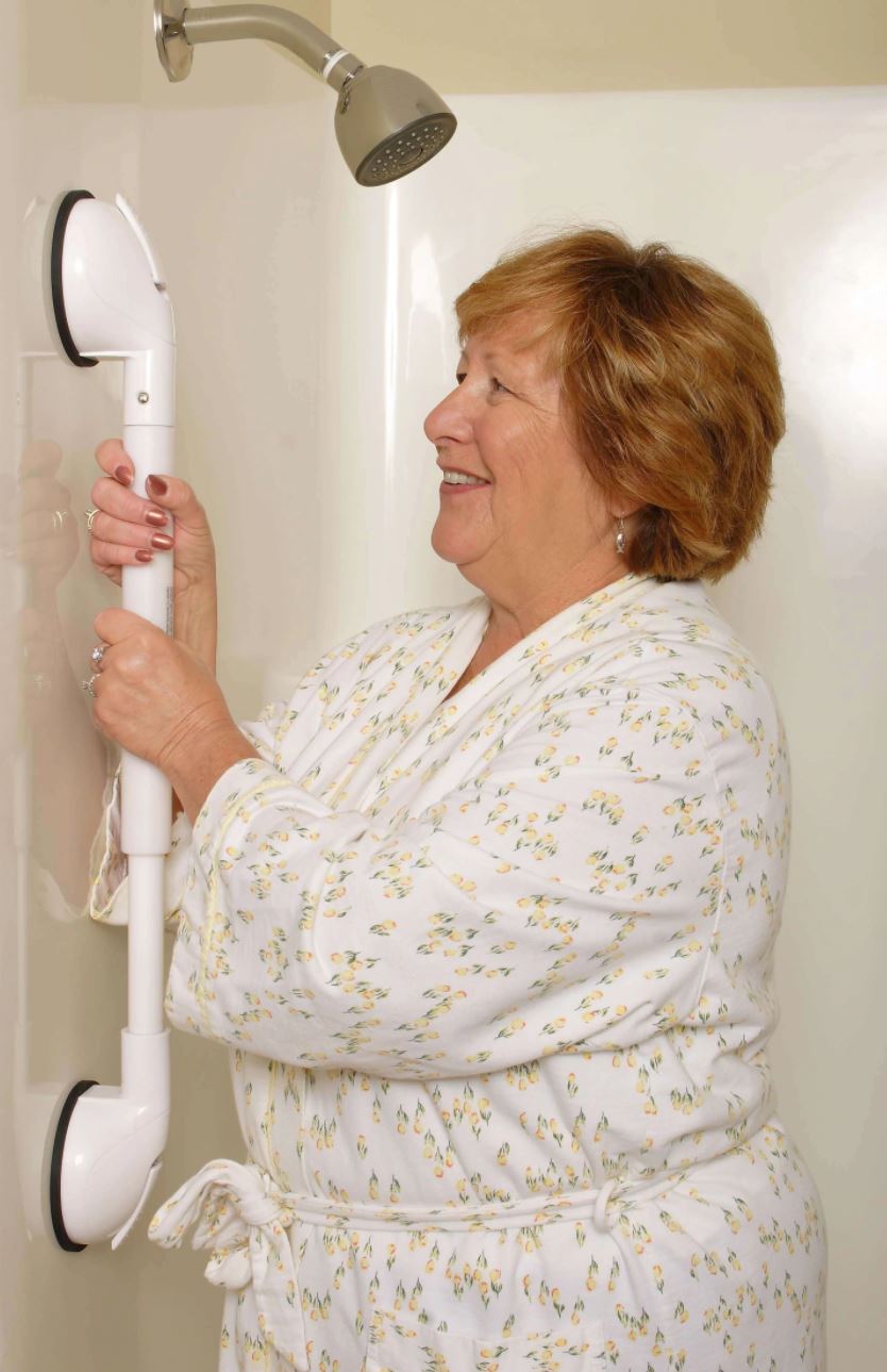 Telescoping Portable Suction Grab Bar