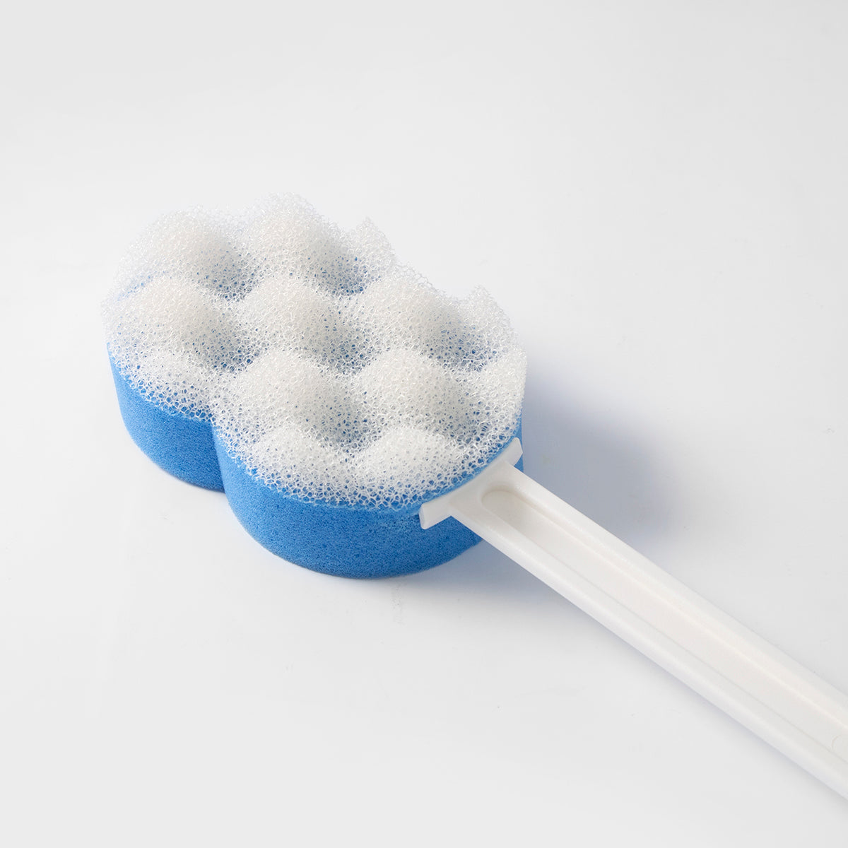 Long Handed Bath Sponge 2 in 1